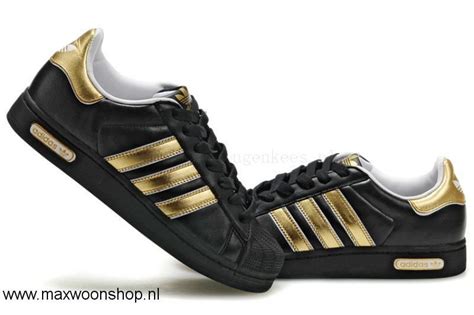 adidas superstar zwart goud logo|adidas superstar schoenen.